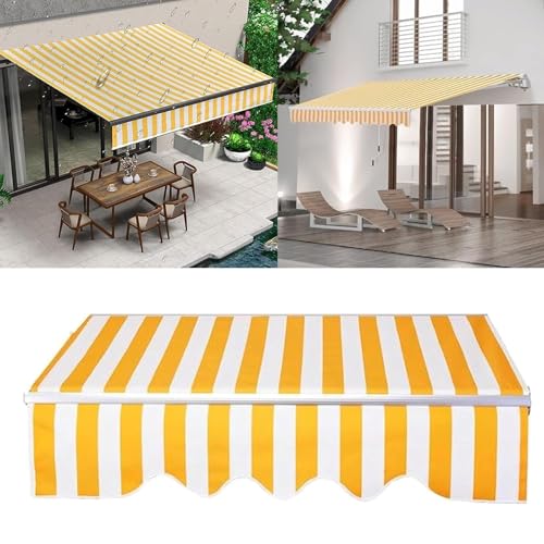 Toile de remplacement pour auvent de terrasse 4,88x3,05m en polyester - 3