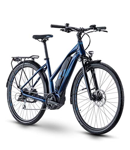 Tourray E 2.0 Damen Pedelec E-Bike Trekking Fahrrad blau 2021: Größe: 52 cm/M