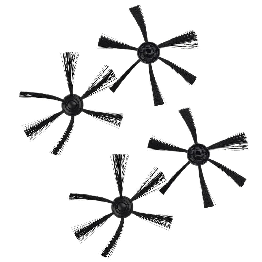 BJNUYLKERD Compatible For MULTILASER WAP 4Pcs Robot Side Brush HO041 W100