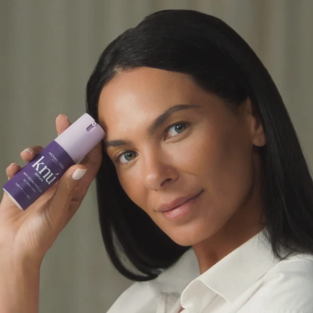 Michael Todd Beauty KNU Serum – Face Lifting, Brightening & Tightening Serum – For Restoring & Rejuvenating – With Aloe Vera, SSF, Peptides & Botanical Extracts – For All Skin Types – 1.01 fl oz/30 mL