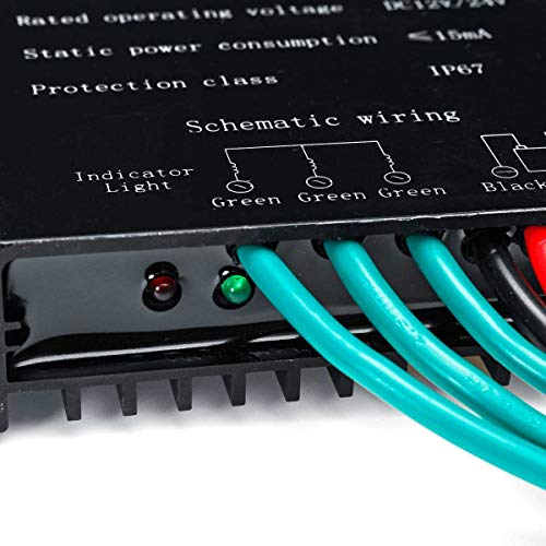 Regolatore di carica MPPT per turbine eoliche da 8000 W impermeabile, compatibile con batterie da 12 V/24 V/48 V, regolatore di corrente continua efficiente per sistemi di energia rinnovabil