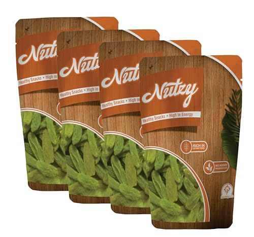 Image of Nutzy Premium Raisins (Green Raisins / Kishmish, 1000g)