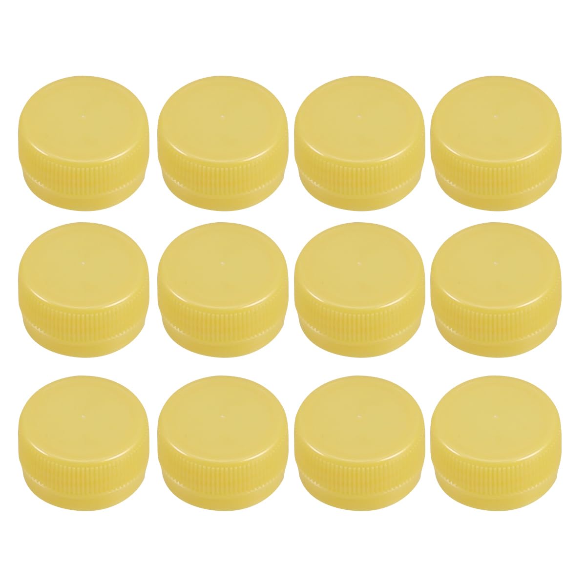 Healifty 100 Pcs Plastic Water Bottle Caps 1.18 Inch Reusable Diy Drink Bottle Covers for Kids Crafts and Home Education