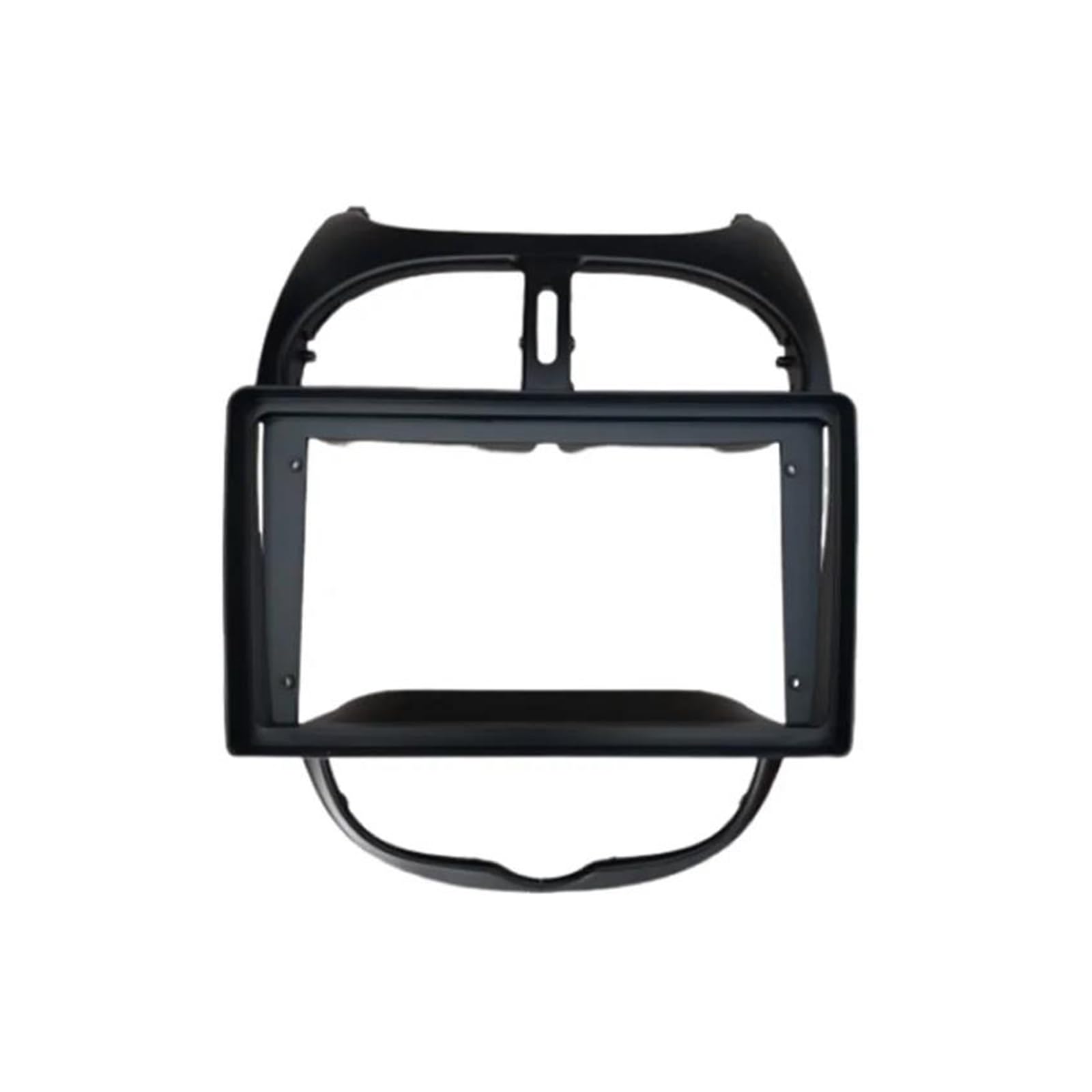 Genérico Panel De Radio para Coche Kit De Marco Radio Coche 2 DIN 9 Pulgadas para Peugeot 206 1998 1999 2000 2001 2002 2003 2004 2005 2006 2007 2008 Juego Panel Radio