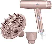 Conair, Secador Digital de Cabelo, Com Difusor, Secador Digital Iônico, 1700W, DIGITALaire, Rosa - 110V