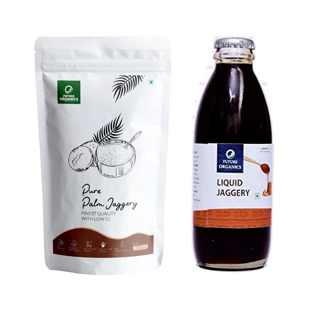 Purest Palm Jaggery 250 Grams & Liquid Jaggery 280 Grams - Made with Natural, Organic Ingredients (B08M6F2PD4) Amazon Price History, Amazon Price Tracker