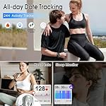 Smart Watch (Answer/Make Call), 1.85" Smartwatch for Men Women, 2025 Fitness Watch, 110+ Sport Modes/Heart Rate/Sleep Monitor/Pedometer, IP68 Waterproof Fitness Activity Tracker for Android iOS, Black - Image 5