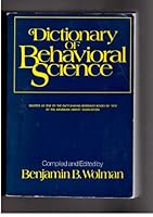 Dictionary of Behavioral Science 0333167872 Book Cover