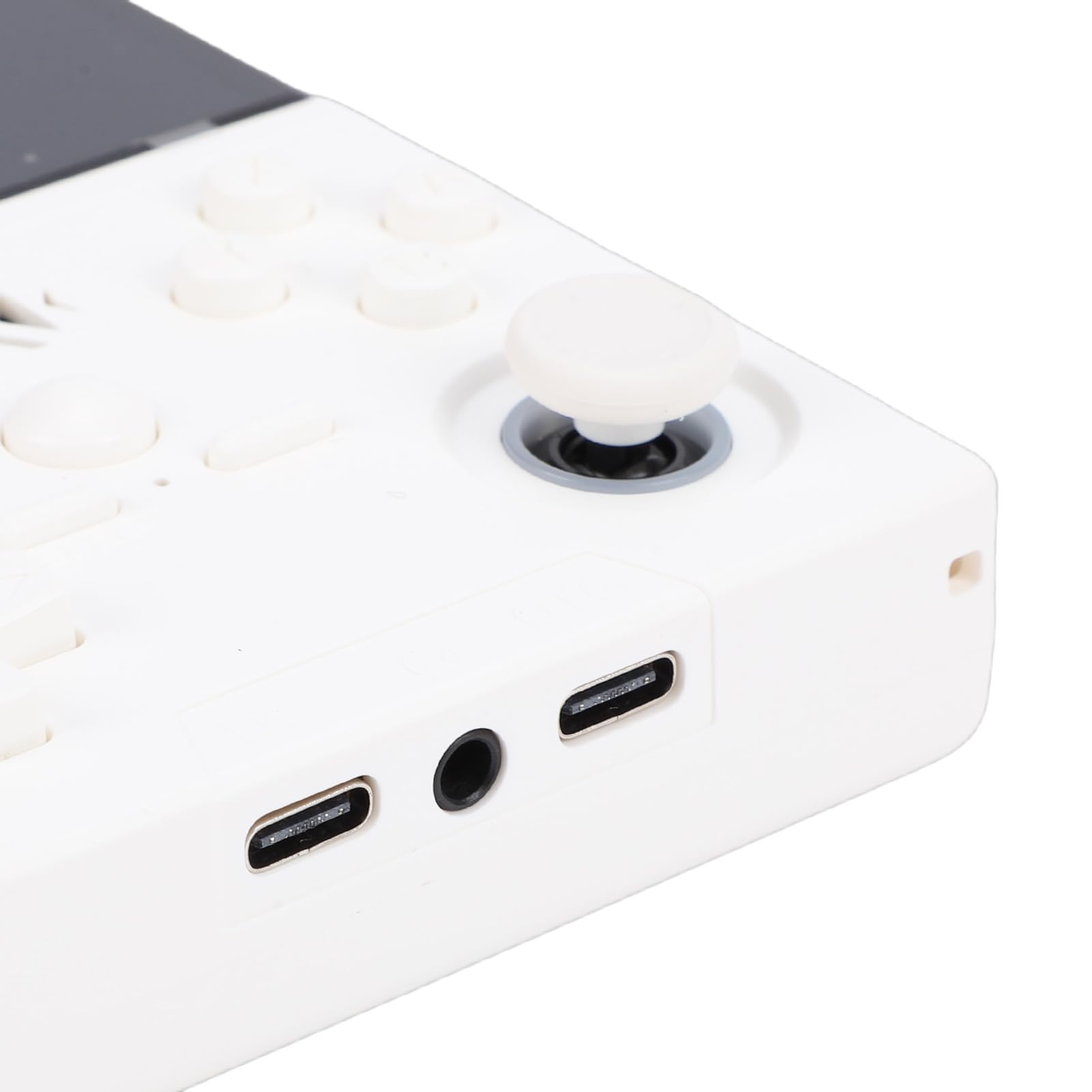 VGEBY Handheld-Spielekonsole, Mini-Retro-Konsole mit 4-Zoll-IPS-Bildschirm, Open-Source--System, Ideal für Retro-Gaming-Enthusiasten (White)