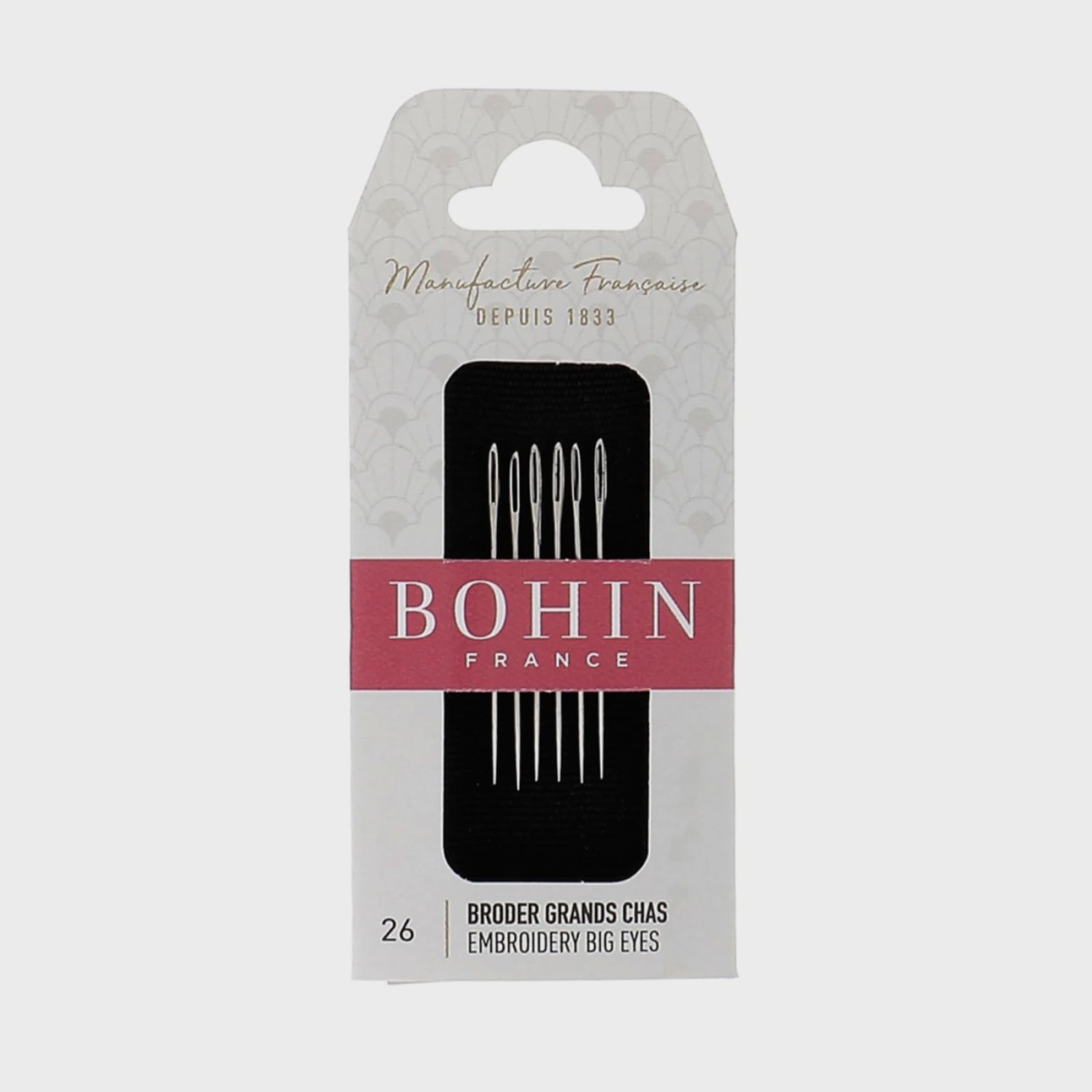 Bohin Chenille Needles N°26, Silver, one