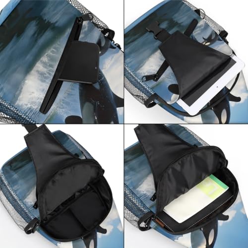 Bolso cruzado unisex estilo sling para viaje y senderismo miniatura 5