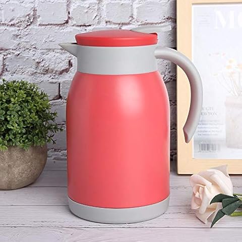 Bicaquu Thermal Kettle, Stainless Steel Tea Pot Vacuum Insulated Jug, Proof for Office Household Commercial Use Kitchen Cover