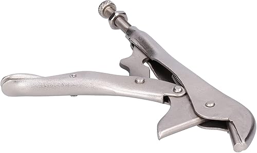 ViaGasaFamido Alicates de bloqueo, alicates de bloqueo de mandíbula curvos, cortador de alambre, herramienta de bloqueo de pellizcos, alicates de