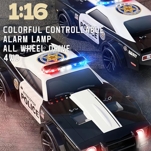 Auto RC Drift 1:16 4WD con Luces y Neumáticos Drift miniatura 2