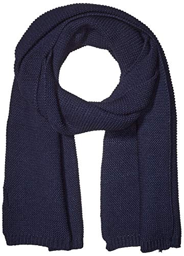 Steve Madden Men's Knit Scarf, Navy, One Size