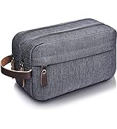 WANDF Wash Bag for Men Toiletry Bag for Men Shaving Dopp Kit Water-Resistant Toiletry Travel Bag ...