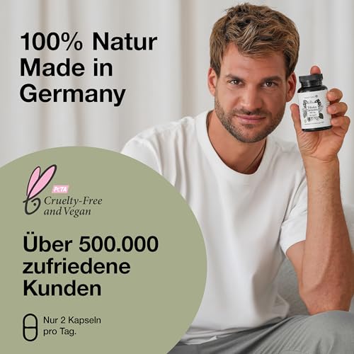 Cholin hochdosiert 700 mg - 120 Leber Kapseln - Natürlich & Wirksam - in Deutschland produziert & Laborgeprüft - Cholin Kapseln hochdosiert - Choline Bitartrate