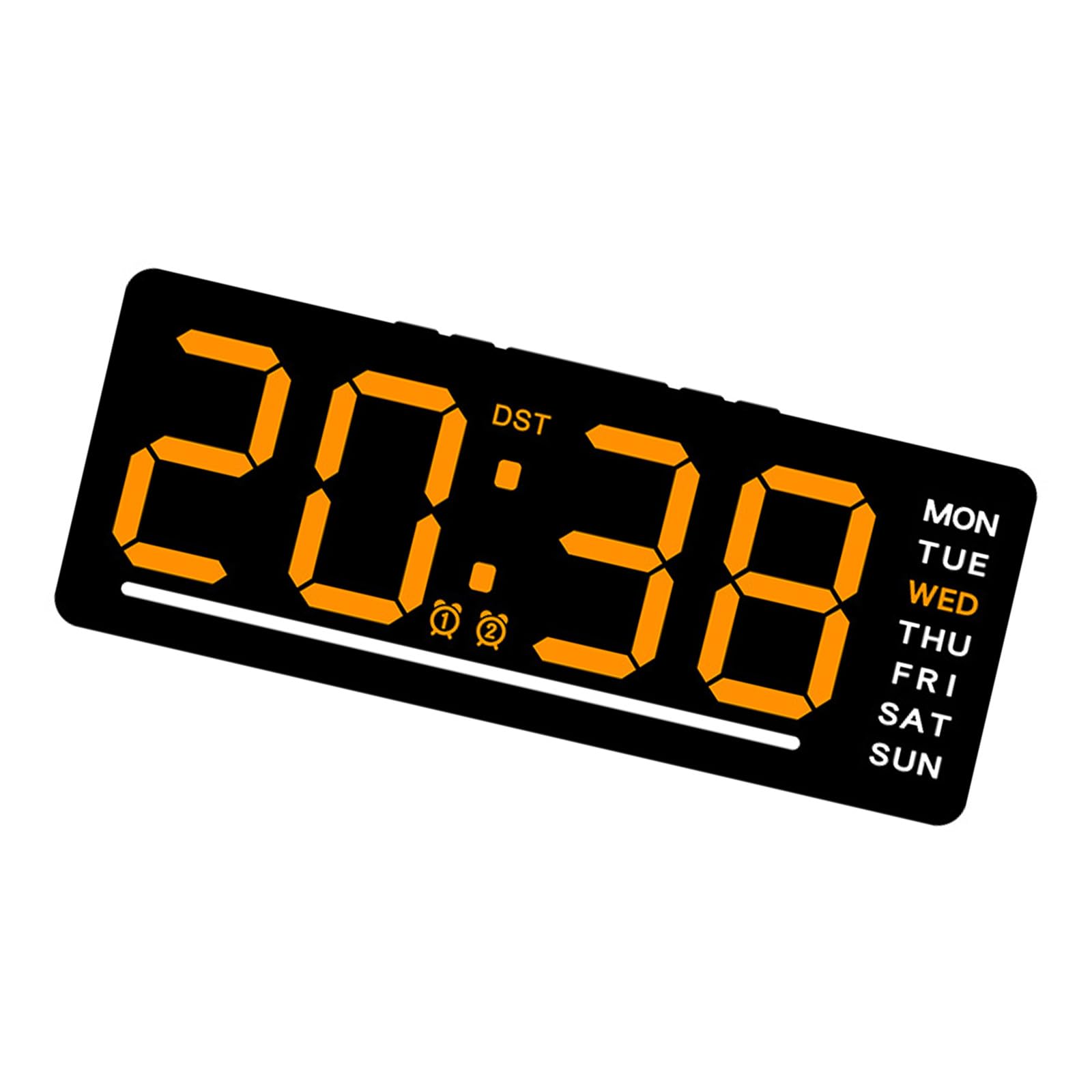 Msioytog Modern Digital Alarm Clock with DC5V1A or Battery Power Option Alarm Clock for Bedrooms Offices and Kitchens Timekeeping Snoozes Function