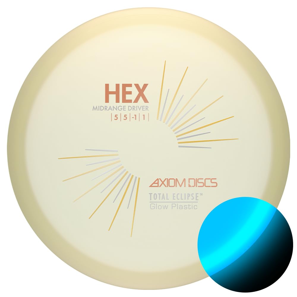 Amazon.com : Axiom Discs Total Eclipse Glow 2.0 Hex Disc Golf