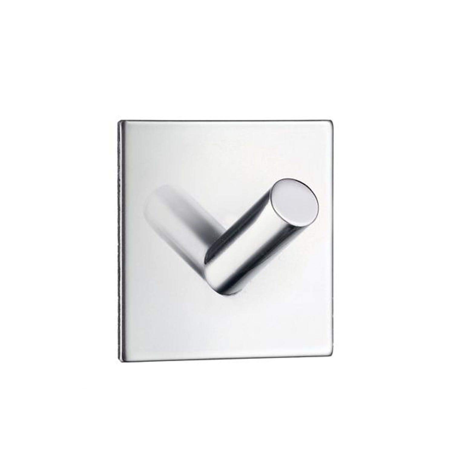 Beslagsboden Square Design Single Wall Mounted Hook Finish: Polished Stainless Steel