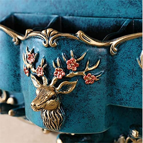 Soporte para botellas de vino creative resin azul miniatura 6