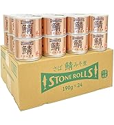 STONE ROLLS さばみそ煮 タンパク質29.1g 190g 24缶セット