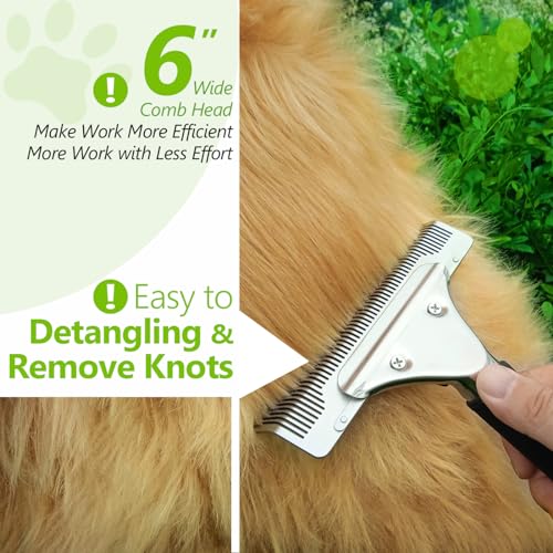 Dog Brush for Shedding  Extra Wide Deshedding Dog Brush  Dog Shedding Brush Cat Deshedding Brush for Dog Hair Dematting Comb for Cats Undercoat Brush for Cats Dog for Big Furry Friends Wlong Hair  Cucciolini Doodles Dog brush for shedding  extra wide deshedding dog brush  dog shedding brush cat deshedding brush for dog hair  dematting comb for cats undercoat brush for cats dog for big furry friends wlong hair   cucciolini doodles