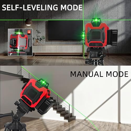 Image of 4D 16 Lines 4x360 Degree Laser Level Line Tool - Advanced Level Meter, Self-Leveling Instrument for Civil Engineering Tools, Digital Measurement and Construction Tools