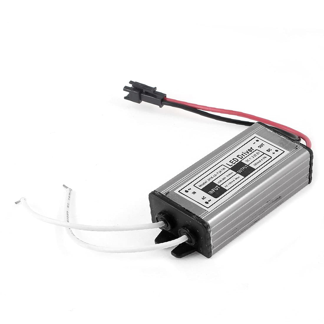 New Lon0167 Waterproof LED Driver Power Supply DC 11.2-25.2V 280mA (4-7) x1W Gray(Wasserdichte LED-Treiberstromversorgung DC 11,2-25,2 V 280mA (4-7) x1W Grau