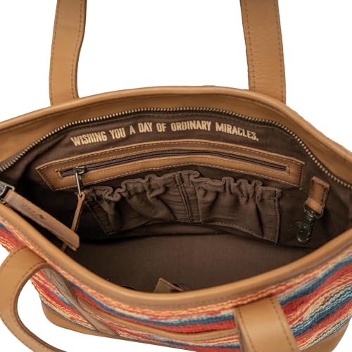 STS Ranchwear Chaynee Valley Serape Collection Tiffany Crossbody Tote-Leather Bag with Adjustable Strap, Multi4