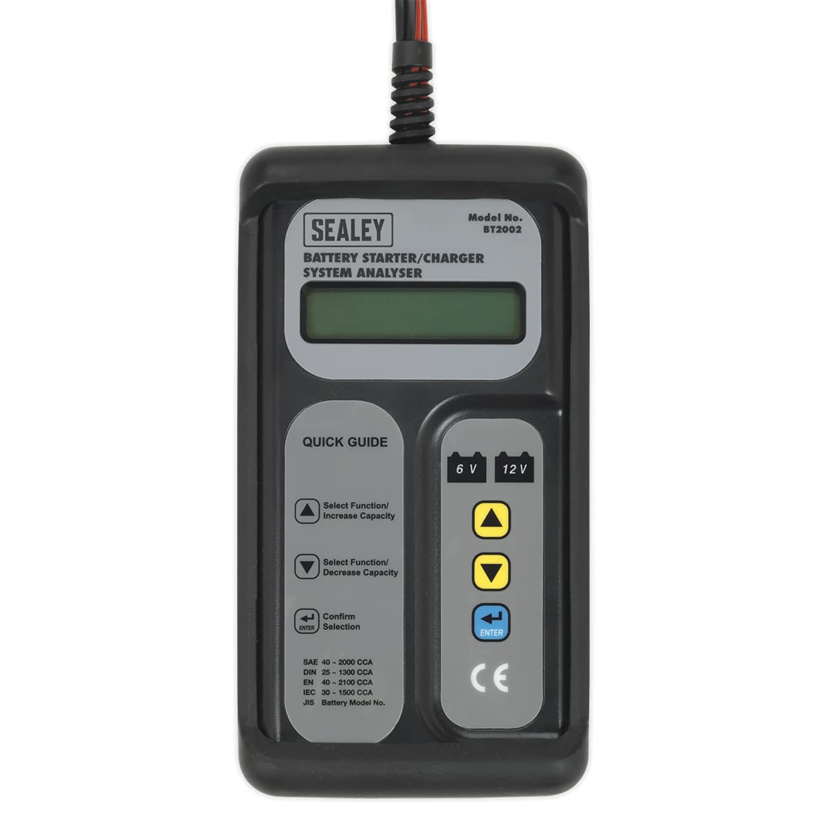 Sealey digitale Batteria & Test alternatore 6-12v Batteria 6, 12, Alternatore 24v