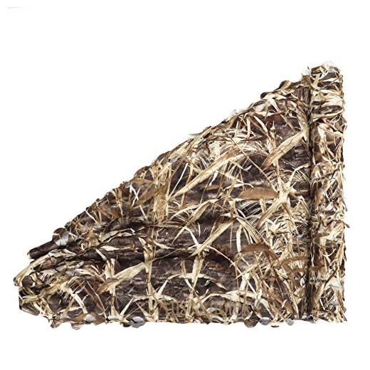 AUSCAMOTEK Camo Netting Camouflage Net for Duck Blind Material Soft Quiet -Dry Grass 5x12.99 Ft