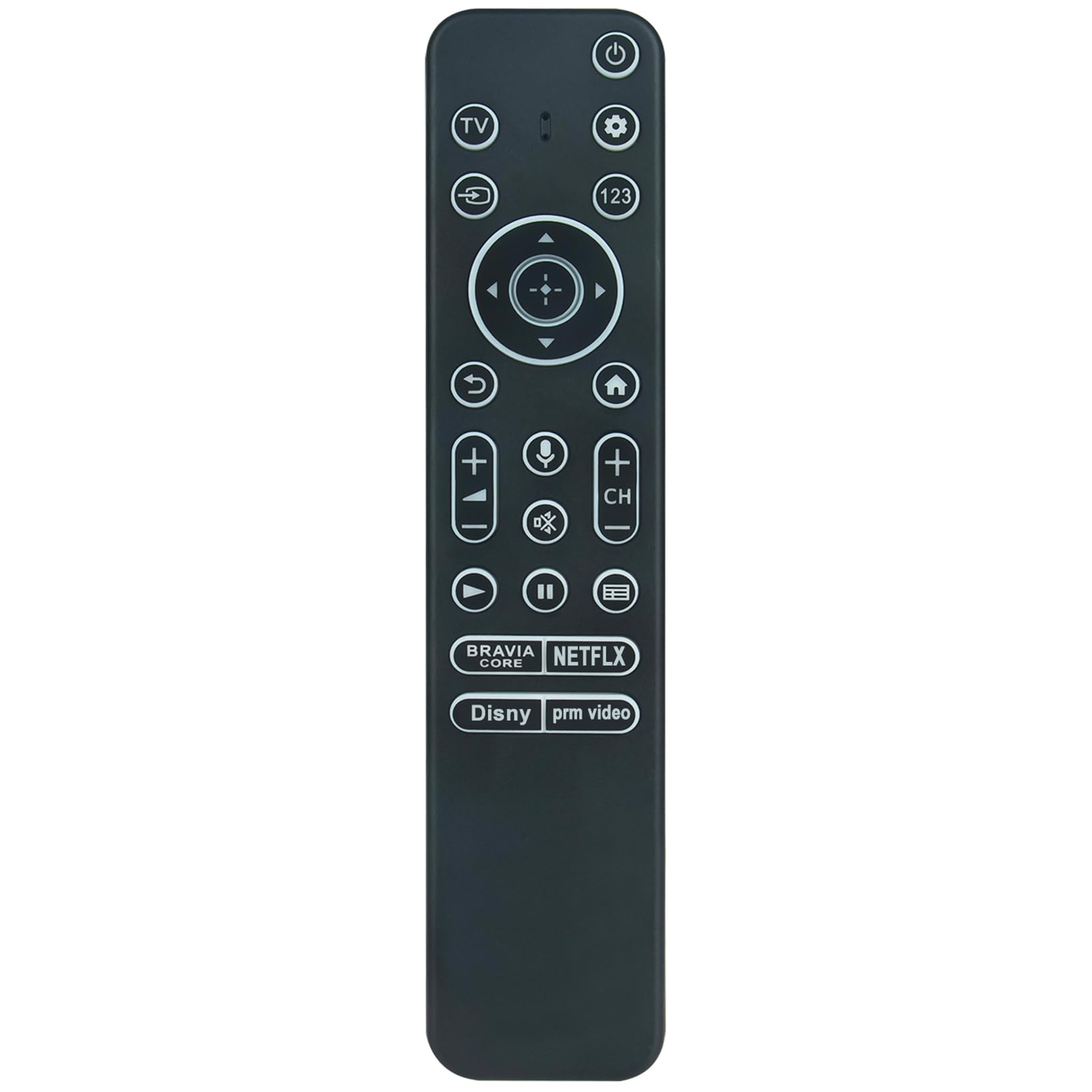 Azwok RMF-TX900U Télécommande vocale de rechange pour TV Sony 4K HD XR-85X90CK XR-48A90K KD-55X80CK XR-85Z9K XR-65A95K XR-75Z9K XR-42A90K XR-77A80CK XR-55A95K KD-85X800U CK KD-65 X80CK XR-65X95K