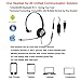 immagine 2Auricolare da 3,5 a USB per computer con microfono a cancellazione del rumore, per iPad, tablet, laptop, Mac, Skype, chat, zoom, iPhone, Samsung, Galaxy, Huawei, HTC, LG, ZTE Mi