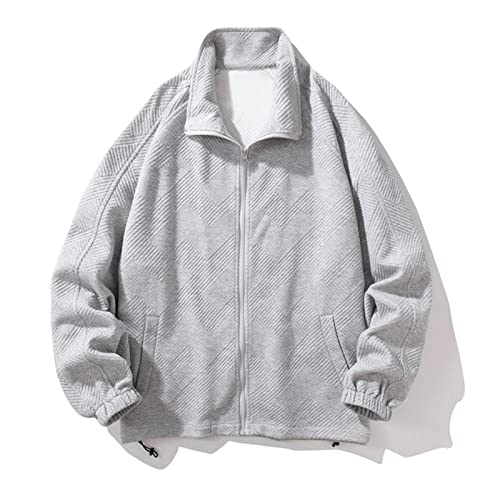 Chaqueta bomber para hombre con cierre completo y talla 4X-Large miniatura 2
