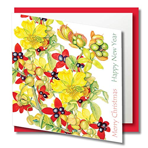 Papeterie Interieur Vierge Carte De Condoleances Fleurs Jaunes 14 X 14 Cm Avec Enveloppe Coloree Et Couverture Cellophane Fournitures De Bureau Stargas Ie