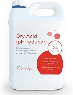 ClearSpa 5kg PH Minus & Alkalinity Reducer/Decreaser for Hot Tub, Spa and Swimming Pool Treatment