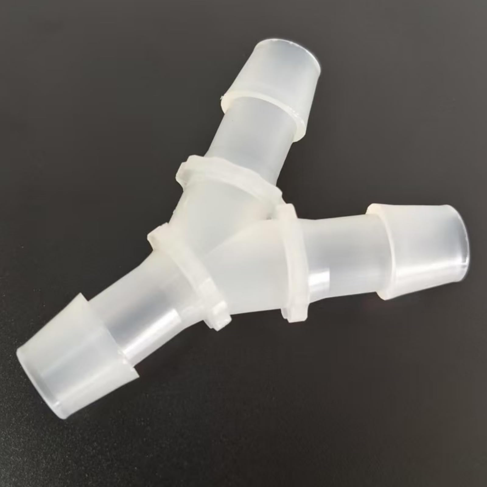 Y-Type Hose Barb Fitting - 3 Way Equal Barbed Adapter for Laboratory and Food Machinery - 25 Pack(12.7mm 1/2inch)