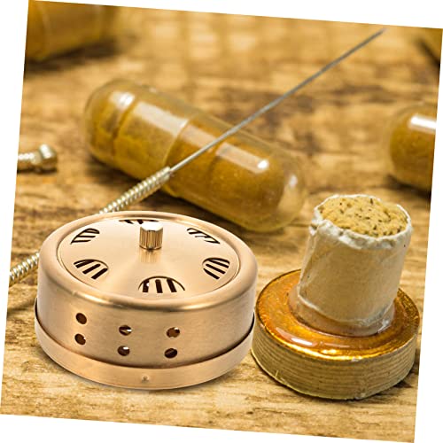 Caja de Moxa de Cobre con Temperatura Ajustable y Diseño Antiescaldaduras para Terapia de Moxibustión, Mini Tanque Portátil para Alivio de Dolor de Espalda miniatura 6
