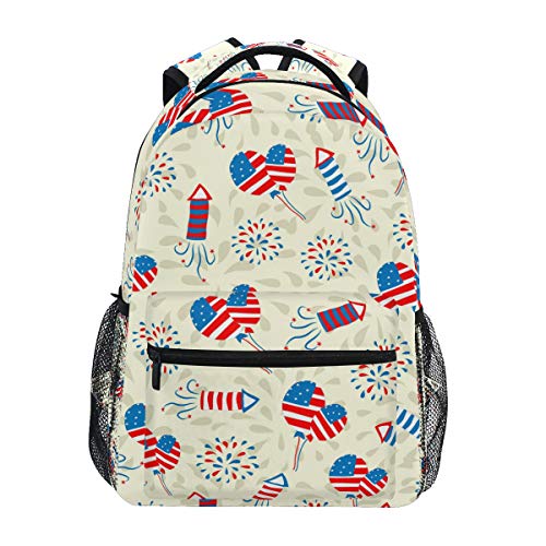 Preisvergleich Produktbild iRoad Schultasche mit amerikanischer Flagge, widerstandsfähig, leicht, Rucksack, Schultasche, Schultertasche, Büchertasche für Jungen und Mädchen