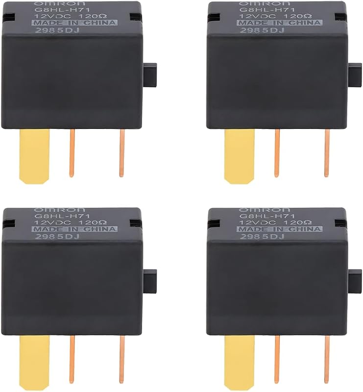 Relé automotivo de ar-condicionado Ywdiml 12 V, 4 pinos, referências G8HL-H71 e 39794-SDA-A03 – Kit com 4 unidades