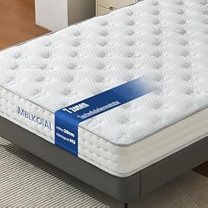 MBLKOIAL Matratze 140x200 7 Zonen Taschenfederkernmatratze H3 Höhe 20cm Federkernmatratze Matratze mit Memory Schaum für Erwachsene (20cm, 140x200)