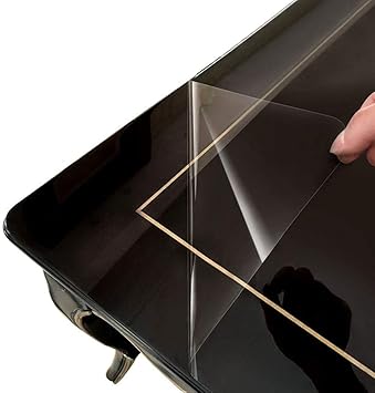 SUNBIRD Self-Adhesive Wallpaper Stickers Waterproof Oil Proof Heat Resistant Transparent Furniture Protective Film for Cabinet, Dining Table and Cooking Bench, 2 Feet X 6.5 Feet