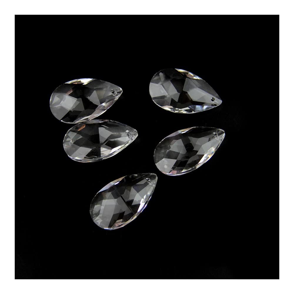 YUZGUHEY 38mm 50mm 63mm Clear K9 Glass Crystal Prisms Pendants Chandeliers Parts Crystals Lighting Lamp Replacement