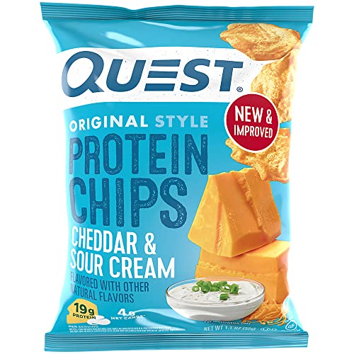 Image of Quest Protein Chips - Cheddar & Sour Cream (8 Bags)