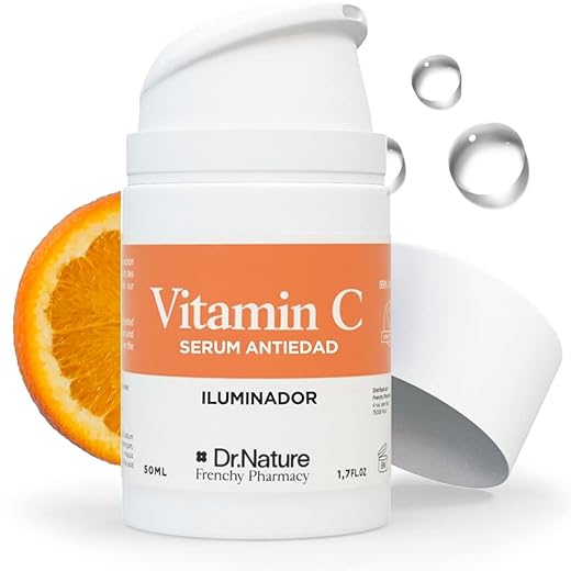 Serum Facial Antimanchas Piel Sensible con Vitamina C para la Cara - 99% Ingredientes Naturales - Serum Iluminador Facial con Vitamina C - Reduce Manchas de la Cara y Arrugas, Elimina Marcas de Acne