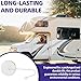 Aussio (2-Pack, White) RV Fresh Waters Fills Cap, RV Fresh Water Tank Cap and Strap, Camper Motorhome Water Filler Caps