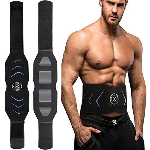 FINEVERNEK Electroestimulador Muscular Abdominales, Abdominales Electroestimulacion, para Abdominales para Abdomen/Brazo/Piernas/Cintura, Pare Hombre y Mujer (10 Modos) Cover