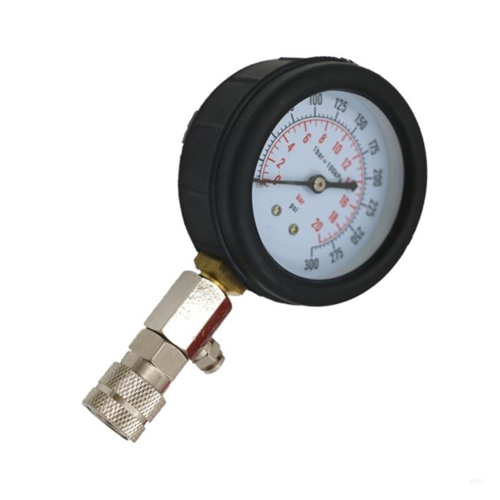 Probador de compresión Cilindros Motor Gasolina Herramienta for automóviles 0-300 PSI Herramienta de Prueba