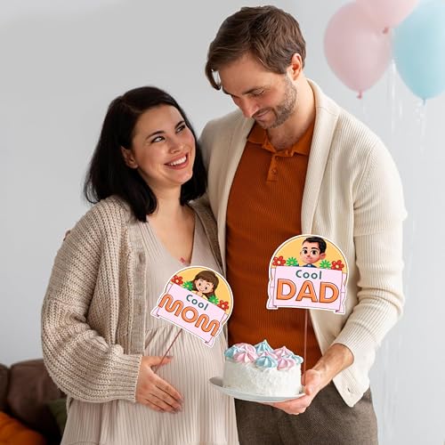 Image of Family Photo Booth Props Kit (20+ Pcs) | Relationship Theme Party Props for Kids & Newborn Photoshoot | Baby Shower, Birthday Decoration Props | Premium Cardstock with Wooden Sticks